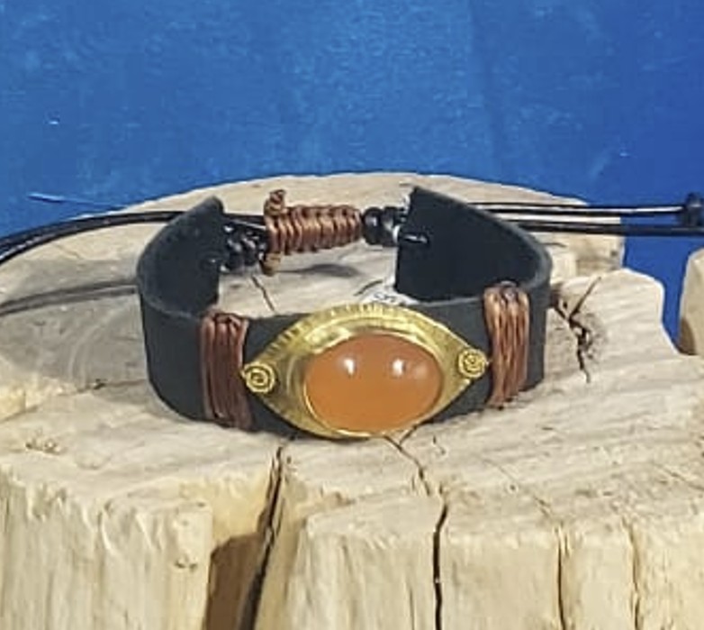 “Ember of the Earthbound Guardian” Cuff Bracelet