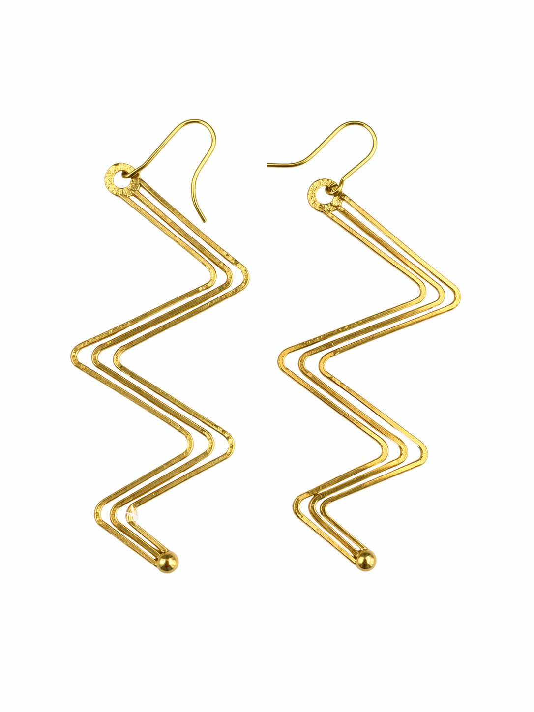 Golden Pulse Earrings