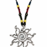 Solar Spiral Necklace