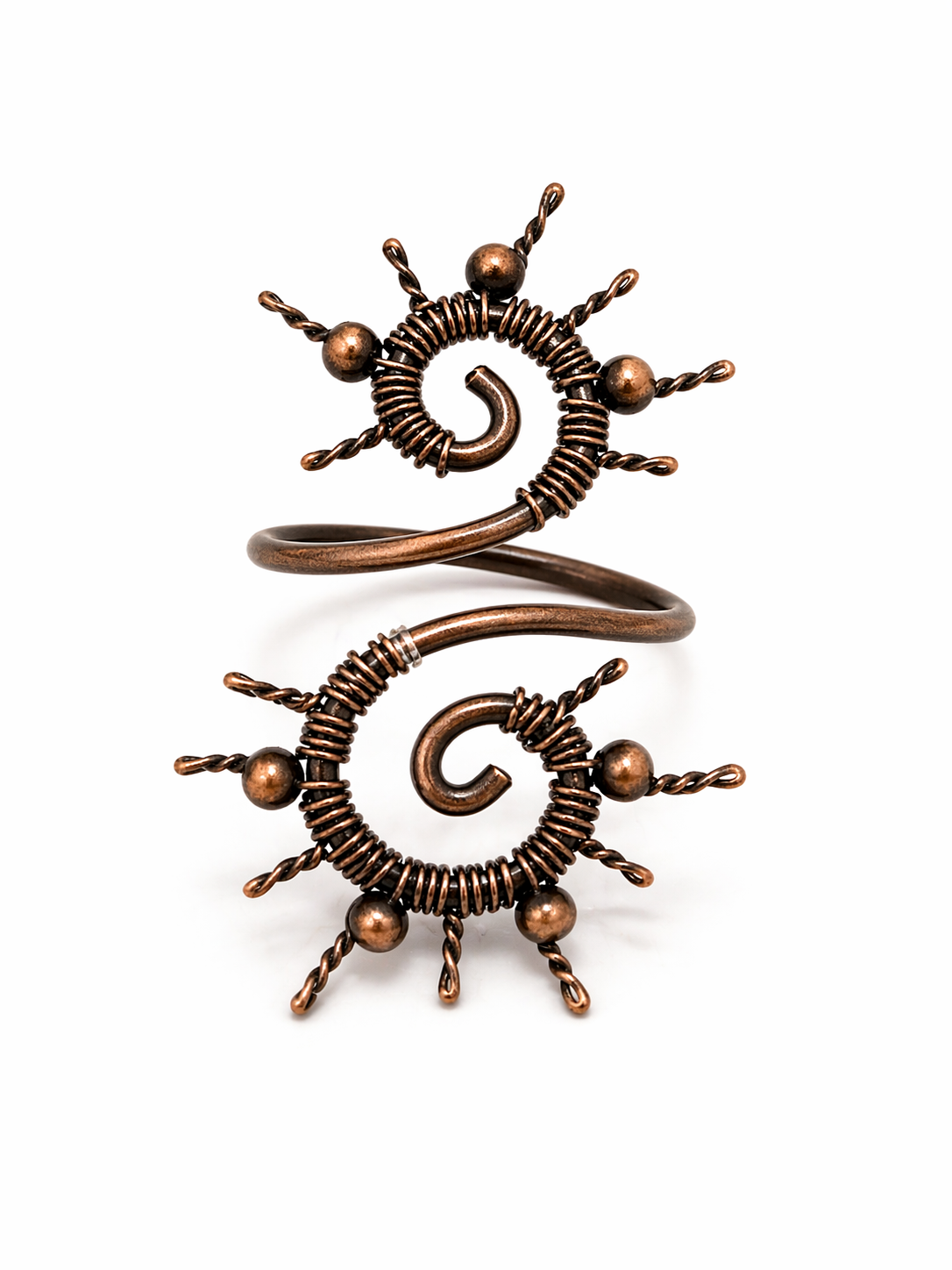 Twin Solar Coil Ring
